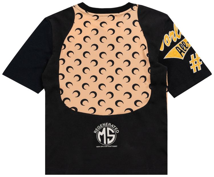 Marine Serre Regenerated Graphic T Shirts Black