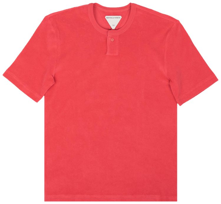Bottega Veneta Toweling T Shirt Pink