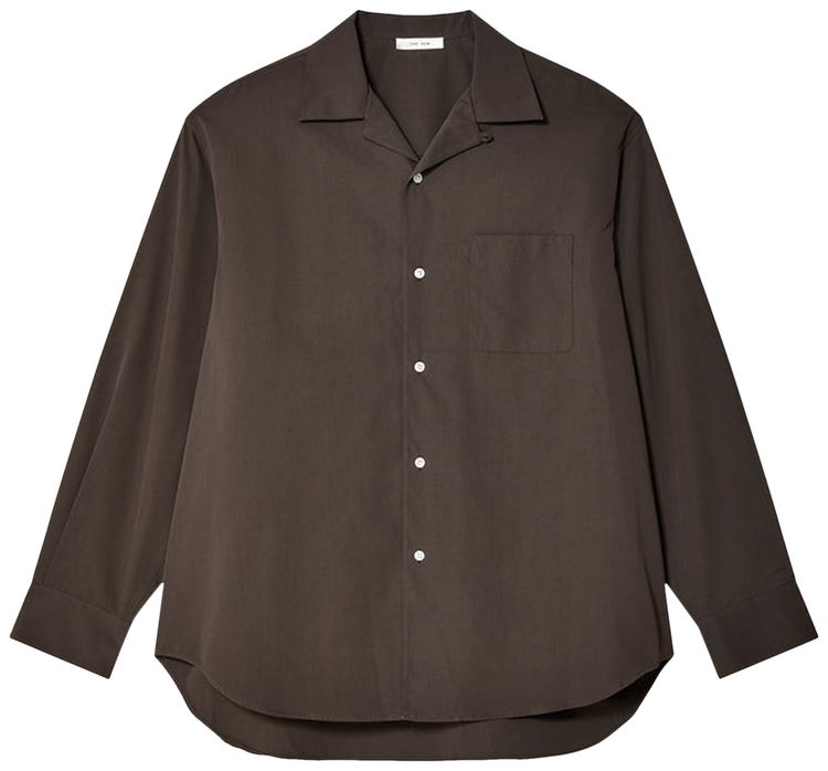 The Row Anthony Shirt Brown