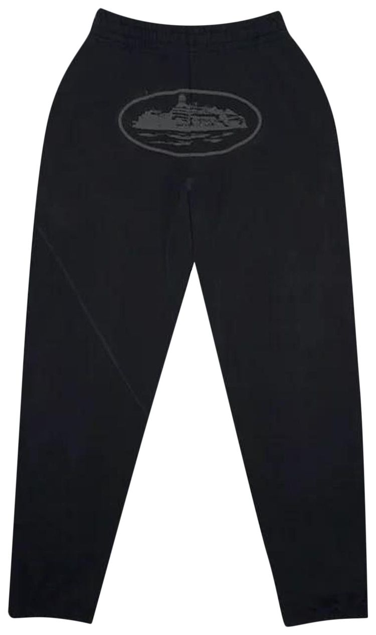 Corteiz OG Alcatraz Sweatpant Triple Black