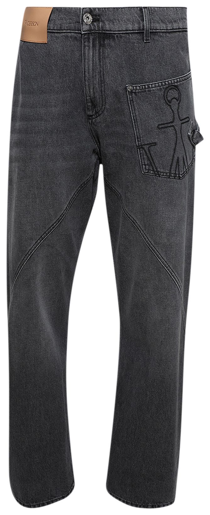 JW Anderson Twisted Workwear Jeans Grey