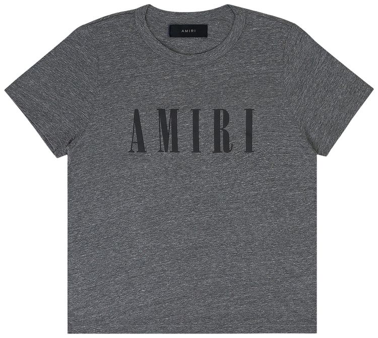 Amiri Core Logo T Shirt Heather Grey
