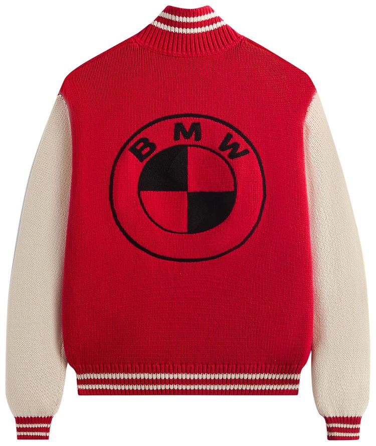 Kith x BMW Wyona Full Zip Sweater Cinnabar