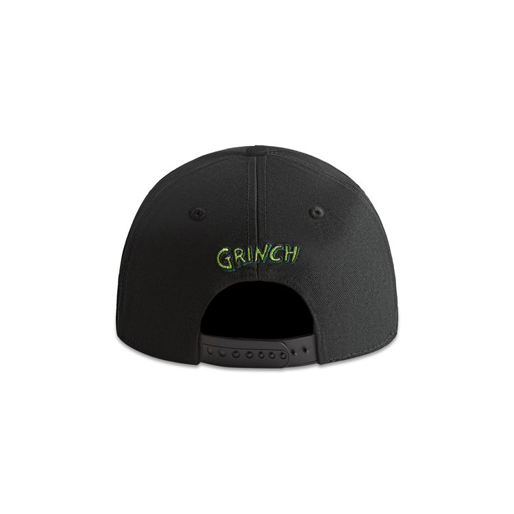 Kith x The Grinch Bay Low Pinch Crown Snapback Black