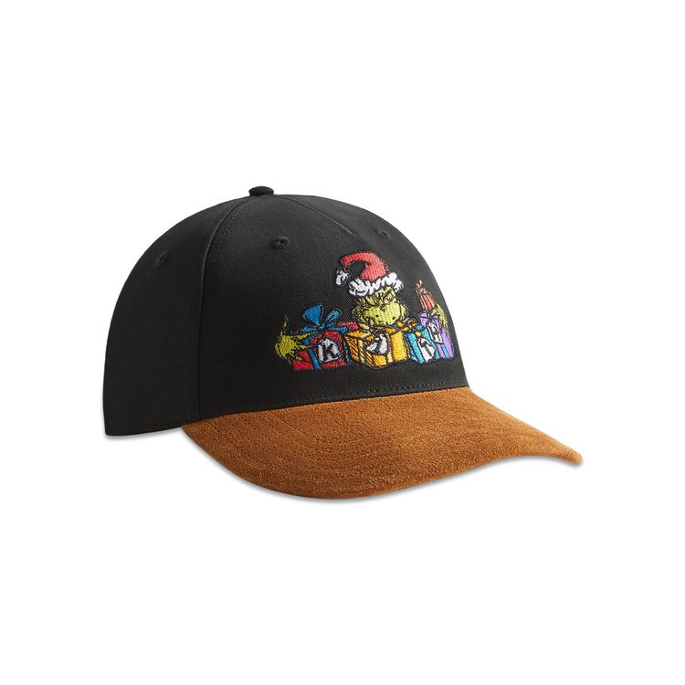 Kith x The Grinch Bay Low Pinch Crown Snapback Black