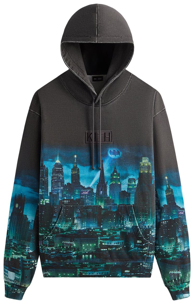 Buy Kith x Batman Gotham Vintage Nelson Hoodie 