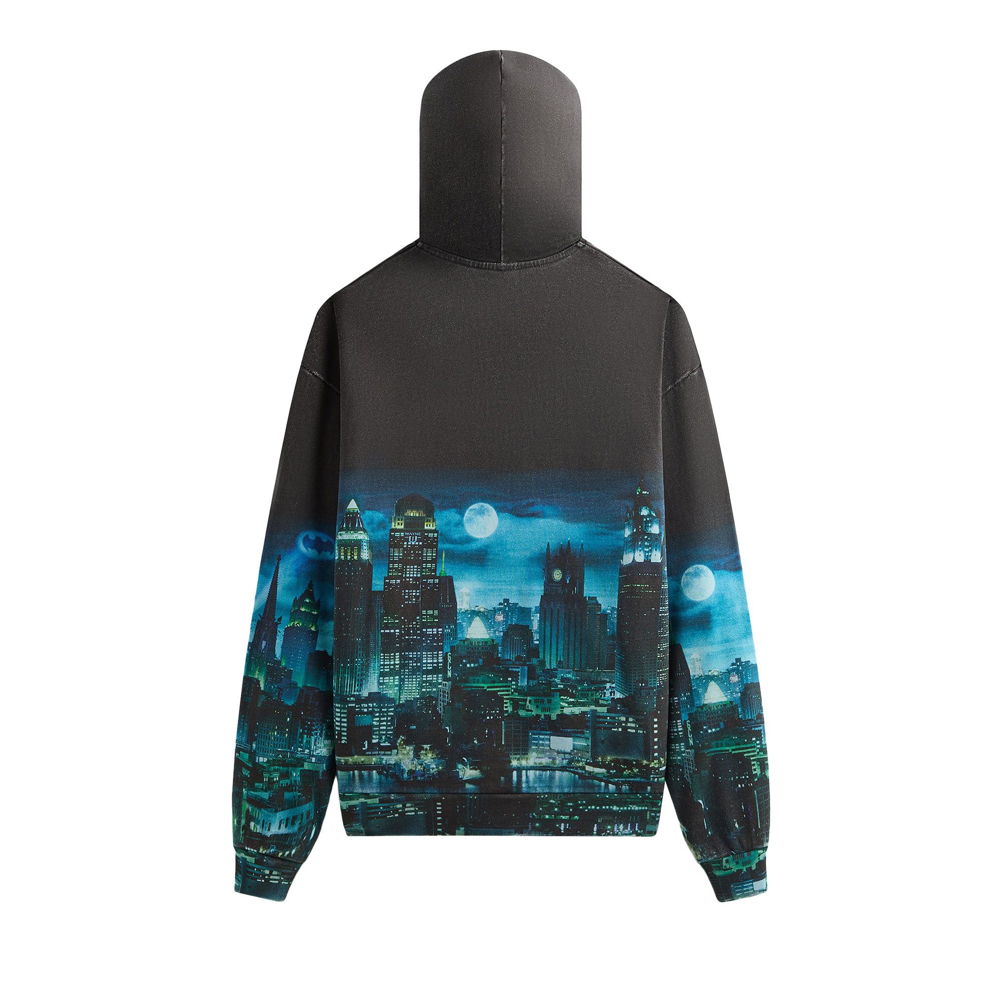 Buy Kith x Batman Gotham Vintage Nelson Hoodie 'Black' - KHM032790