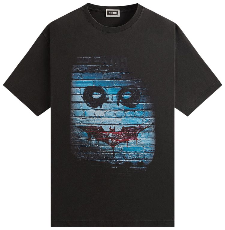 Kith x Batman Dark Knight Teaser Vintage Tee Black