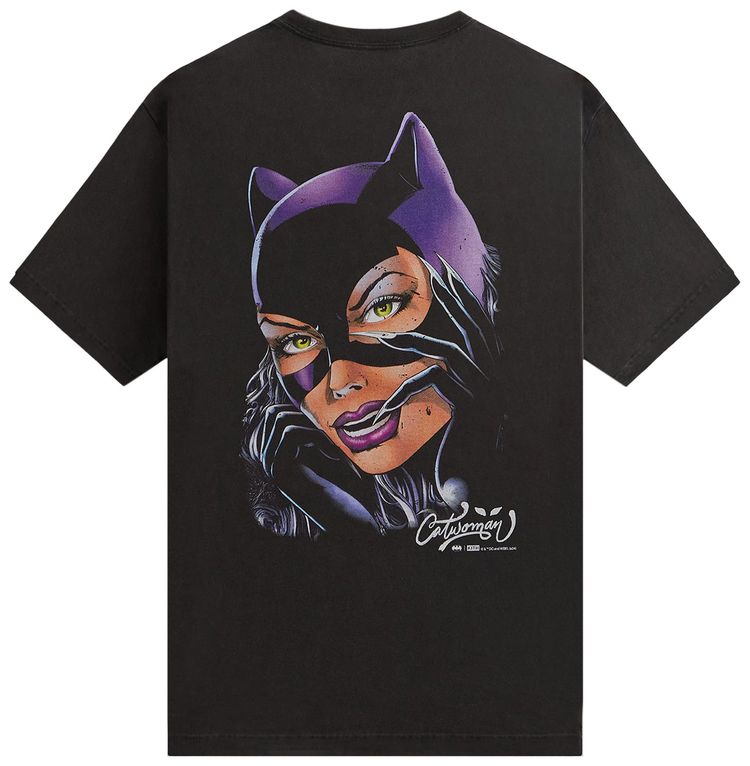 Kith x Batman Catwoman Vintage Tee Black