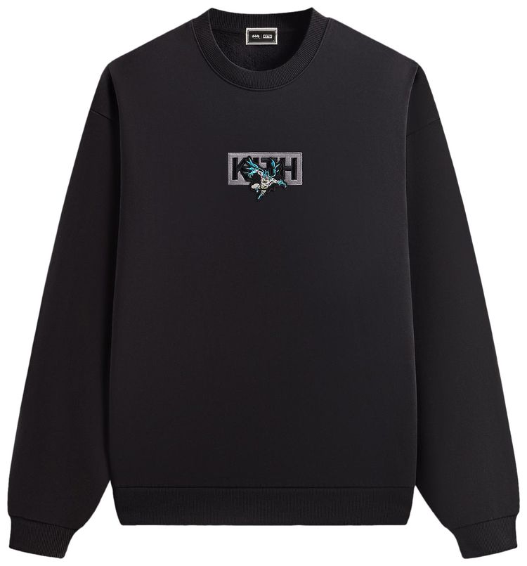 Kith x Batman Classic Vintage Nelson Crewneck Black