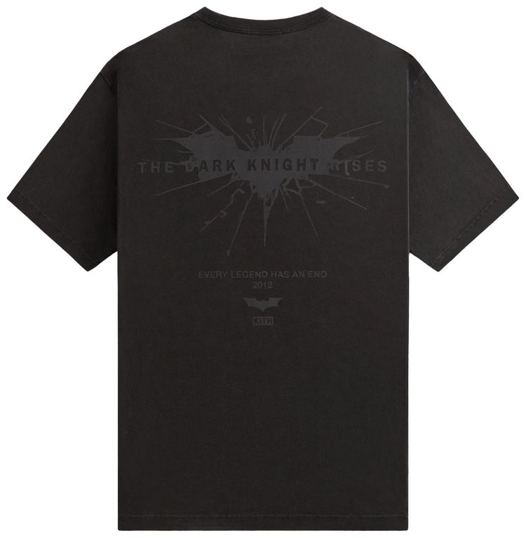 Kith x Batman Dark Knight Rises Vintage Tee Black