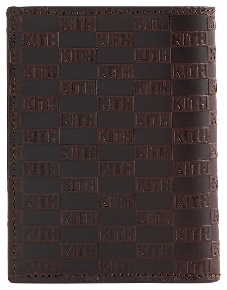Kith Monogram Bi Fold Wallet Incognito