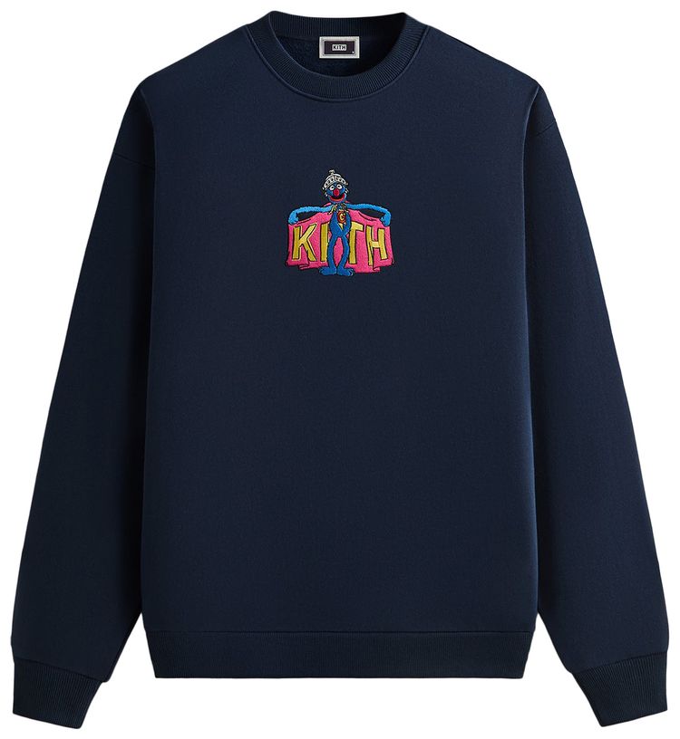 Kith x Sesame Street Super Grover Nelson Crewneck Nocturnal