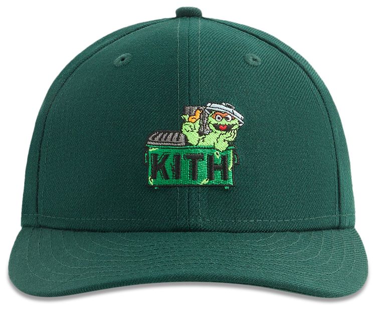 Kith x New Era x Sesame Street Oscar the Grouch 59FIFTY Low Profile Fitted Cap Stadium