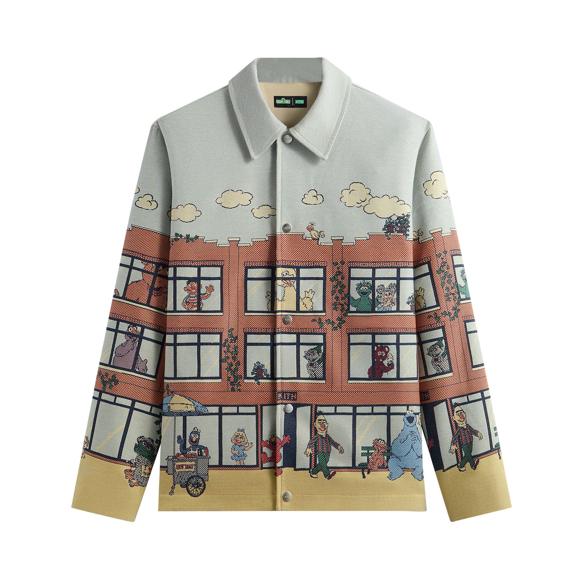 Buy Kith x Sesame Street Lafayette St Tapestry Jacket