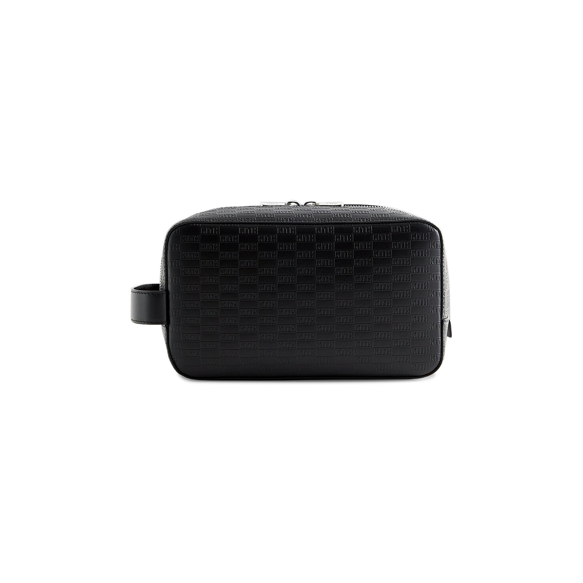 Buy Kith Monogram Dopp Kit 'Black' - KHM150126 001 | GOAT