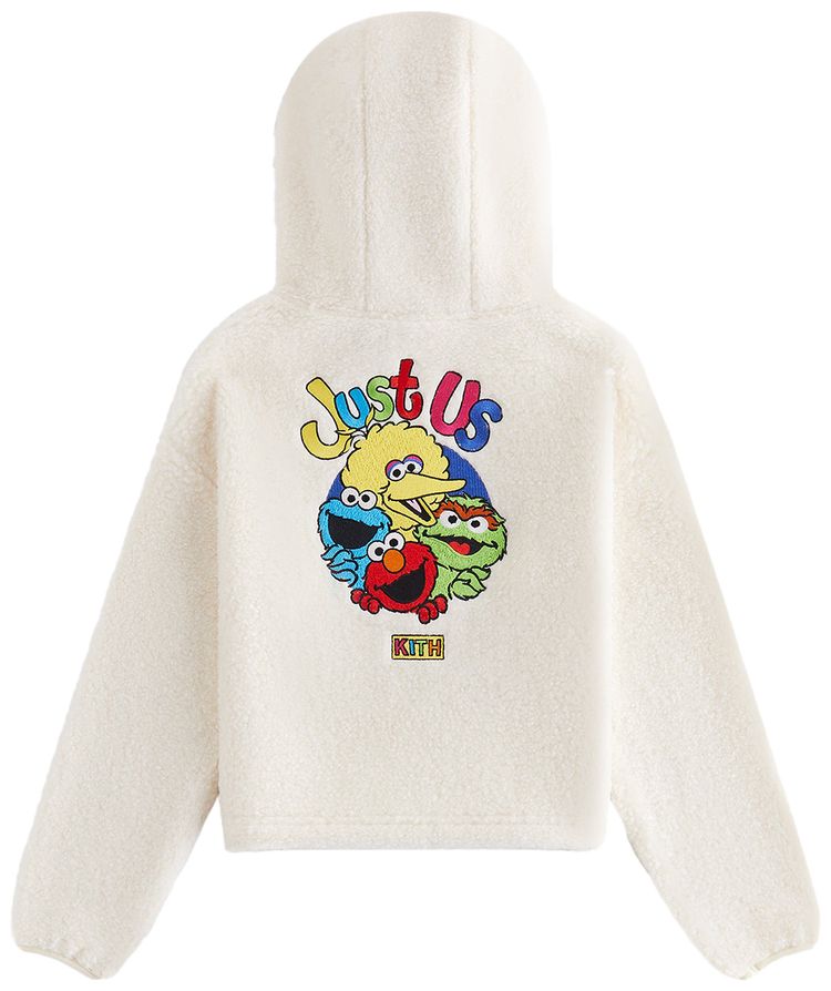 Kith Kids x Sesame Street Sherpa Hoodie Sandrift