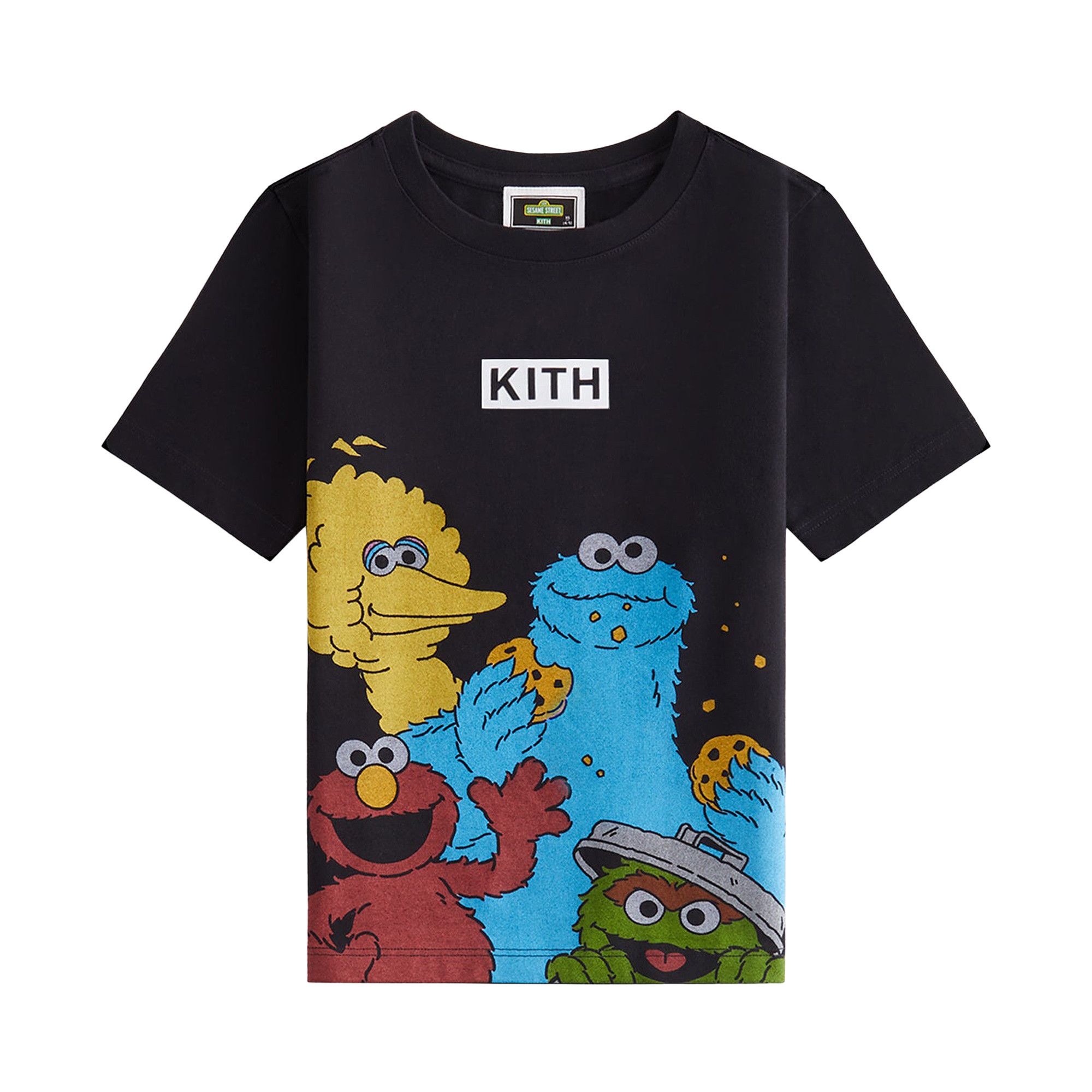 Buy Kith Kids x Sesame Street Family Tee 'Black' - KHK030774 Buy Kith Kids x Sesame Street Family Tee 'Black' - KHK030774