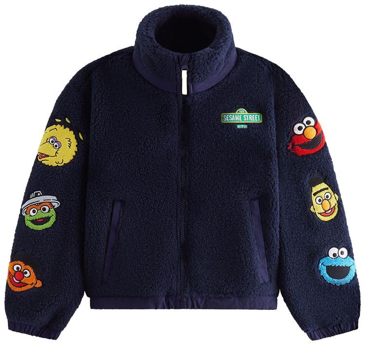 Kith Kids x Sesame Street Sherpa Jacket Nocturnal