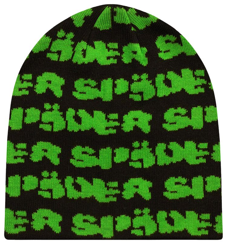 Sp5der Fuzzy Logo Skully Black