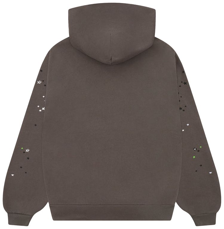 Sp5der Punk V2 Hoodie Slate Grey
