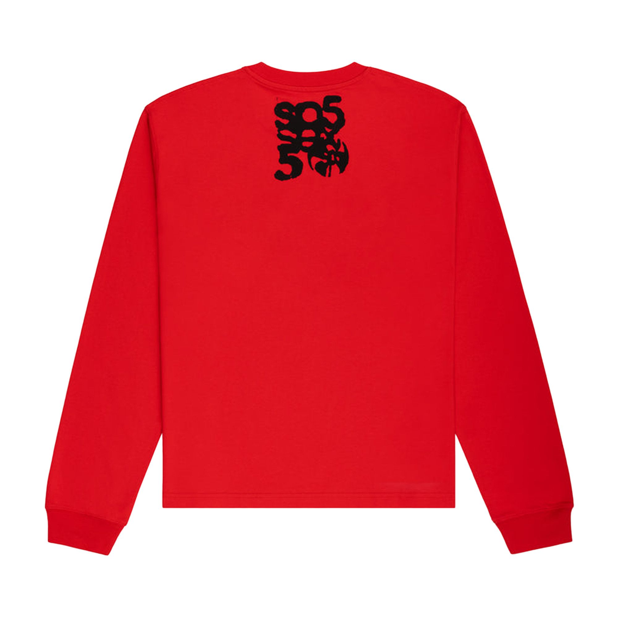 Buy Sp5der Main Label Long-Sleeve Tee 'Red' - T26FW24RED | GOAT