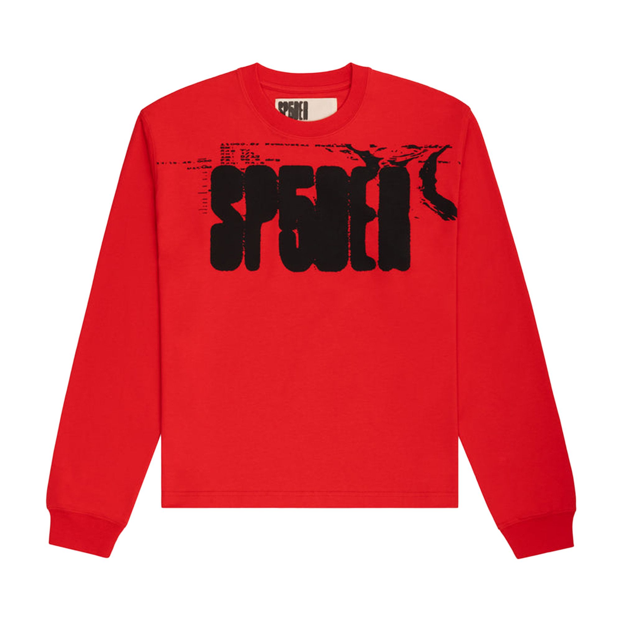 Buy Sp5der Main Label Long-Sleeve Tee 'Red' - T26FW24RED | GOAT