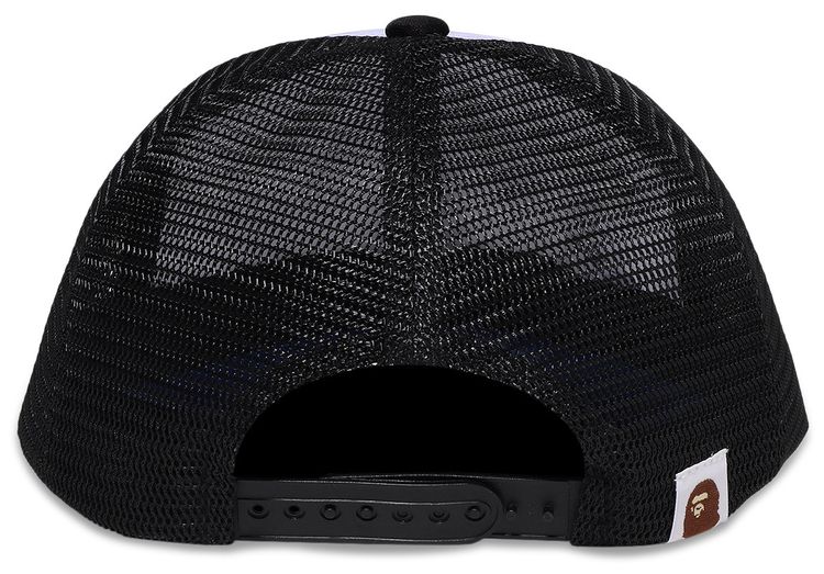 BAPE College Mesh Cap Black