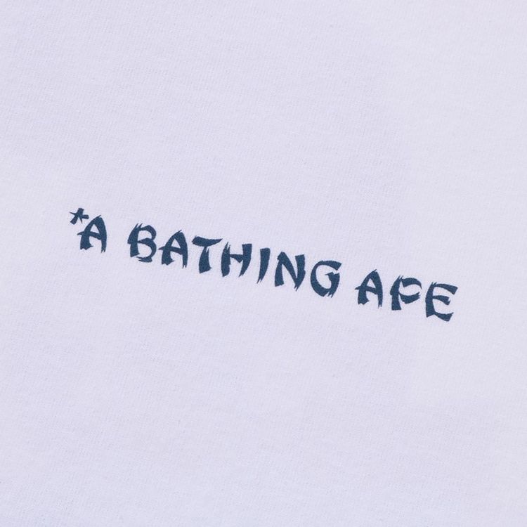 BAPE Japanese Tattoo Logo Tee White