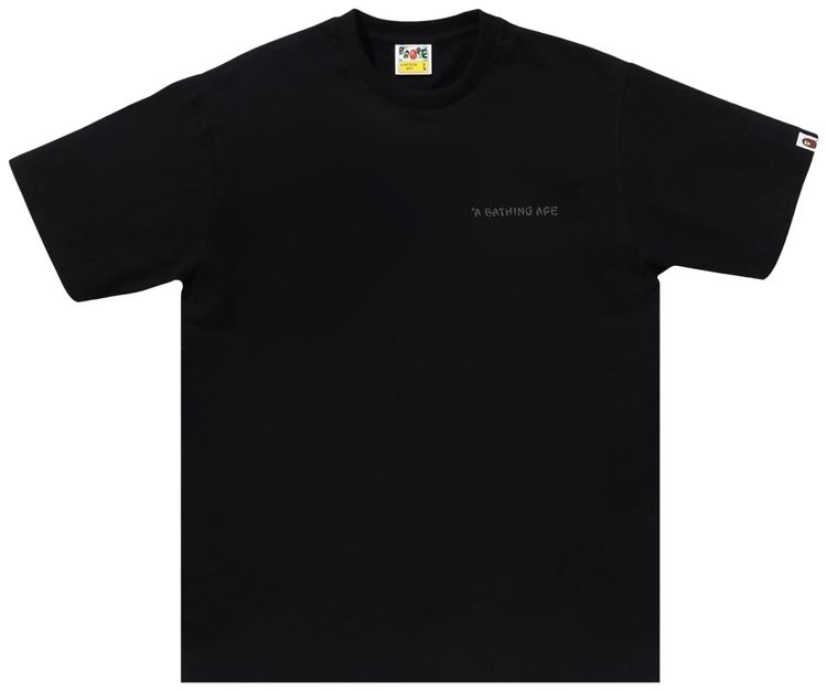 BAPE Japanese Tattoo Logo Tee Black