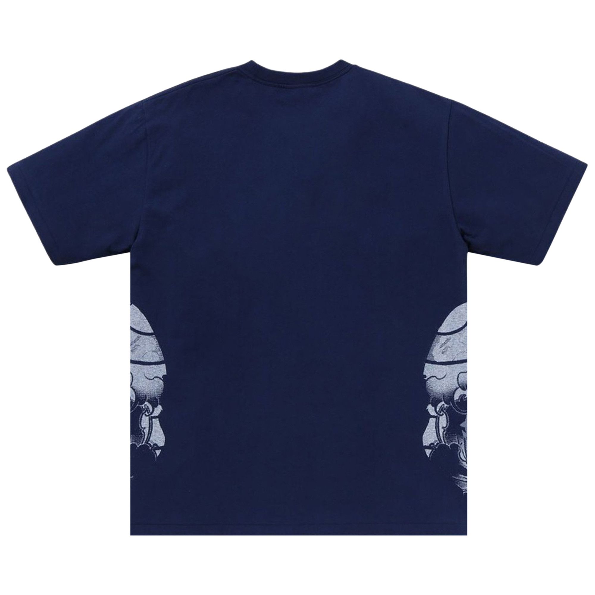 Buy BAPE Japanese Tattoo Side Big Ape Head Tee 'Navy' - 1K80 110