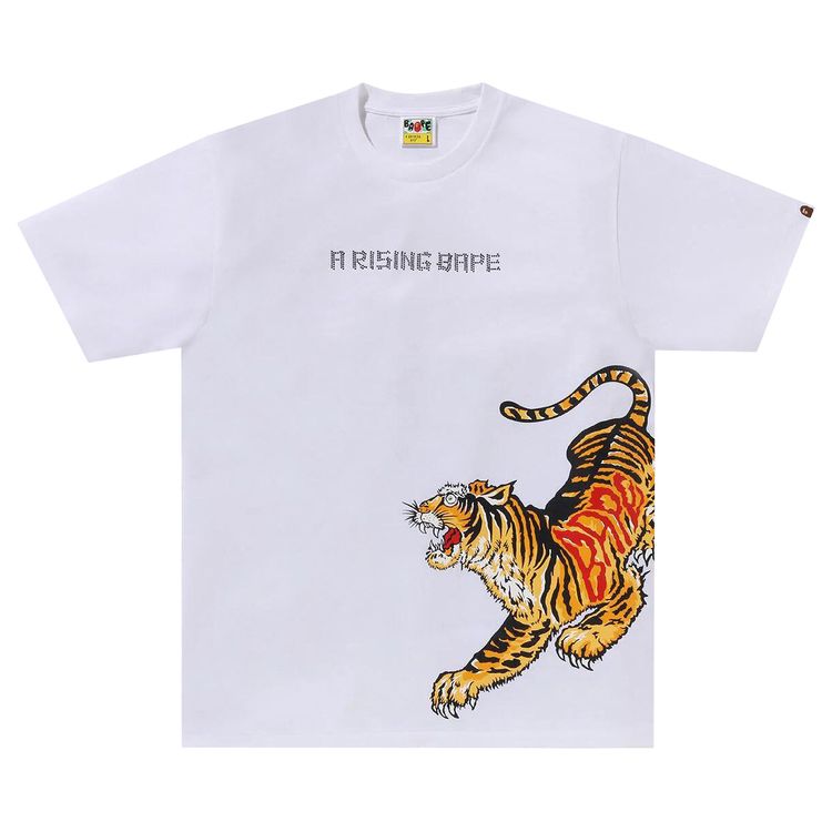 BAPE Tiger And Dragon Tee White