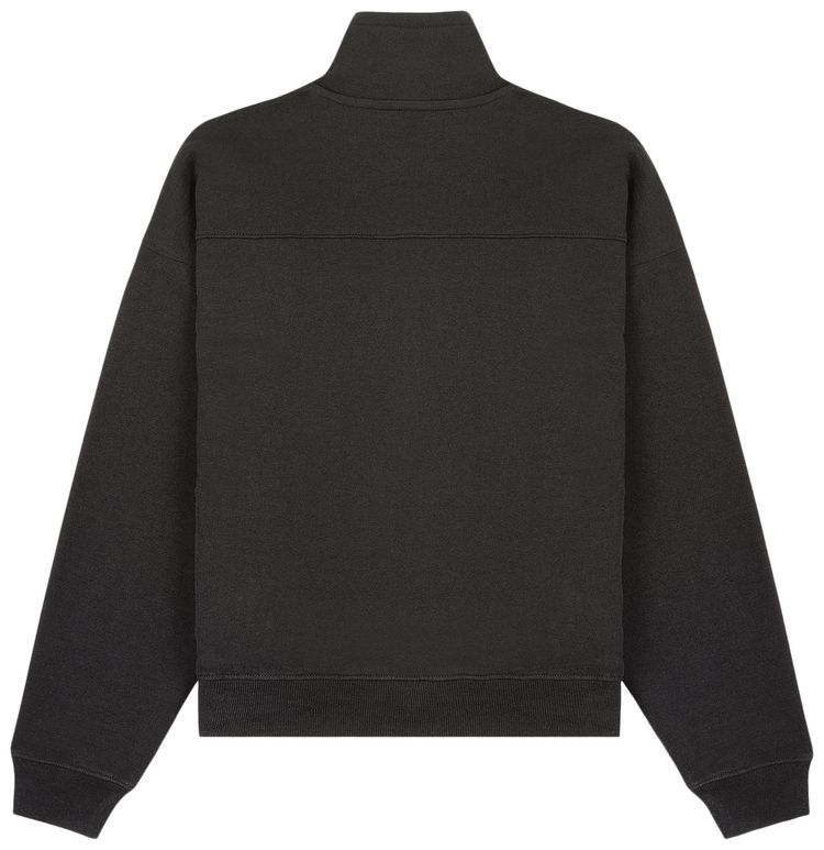 Sporty  Rich SR Sport Quarter Zip Faded Black