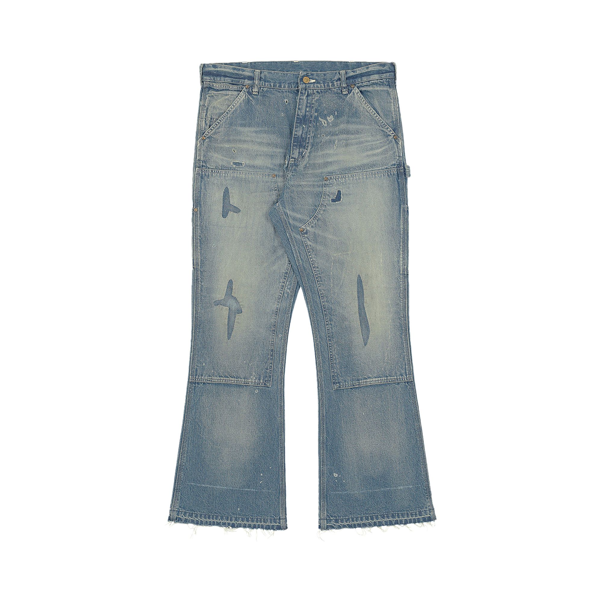 Buy SAINT Mxxxxxx Double Knee Denim 'Blue' - SM YS1 0000 066 | GOAT