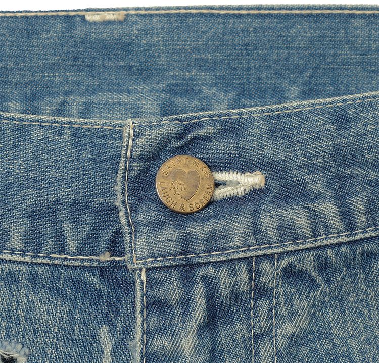 SAINT Mxxxxxx Double Knee Denim Blue