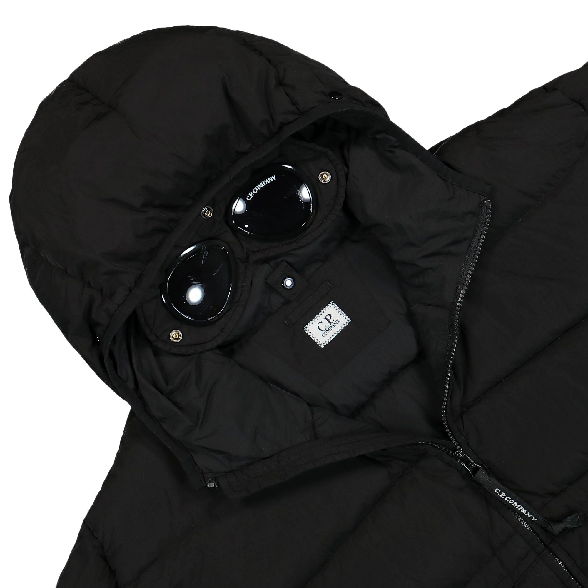 Buy C.P. Company Chrome-R Goggle Down Jacket 'Black' - 17CMOW079A