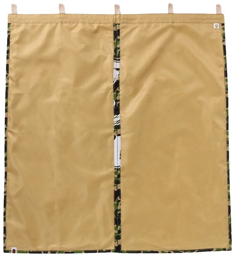 BAPE ABC Camo Noren Curtain Green