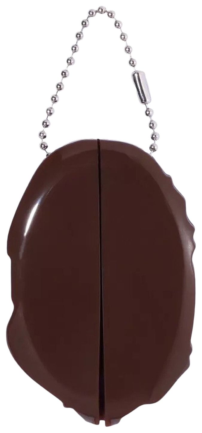 BAPE Ape Head Coin Case Brown