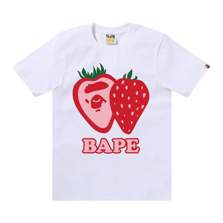 BAPE Bape Strawberry Tee White