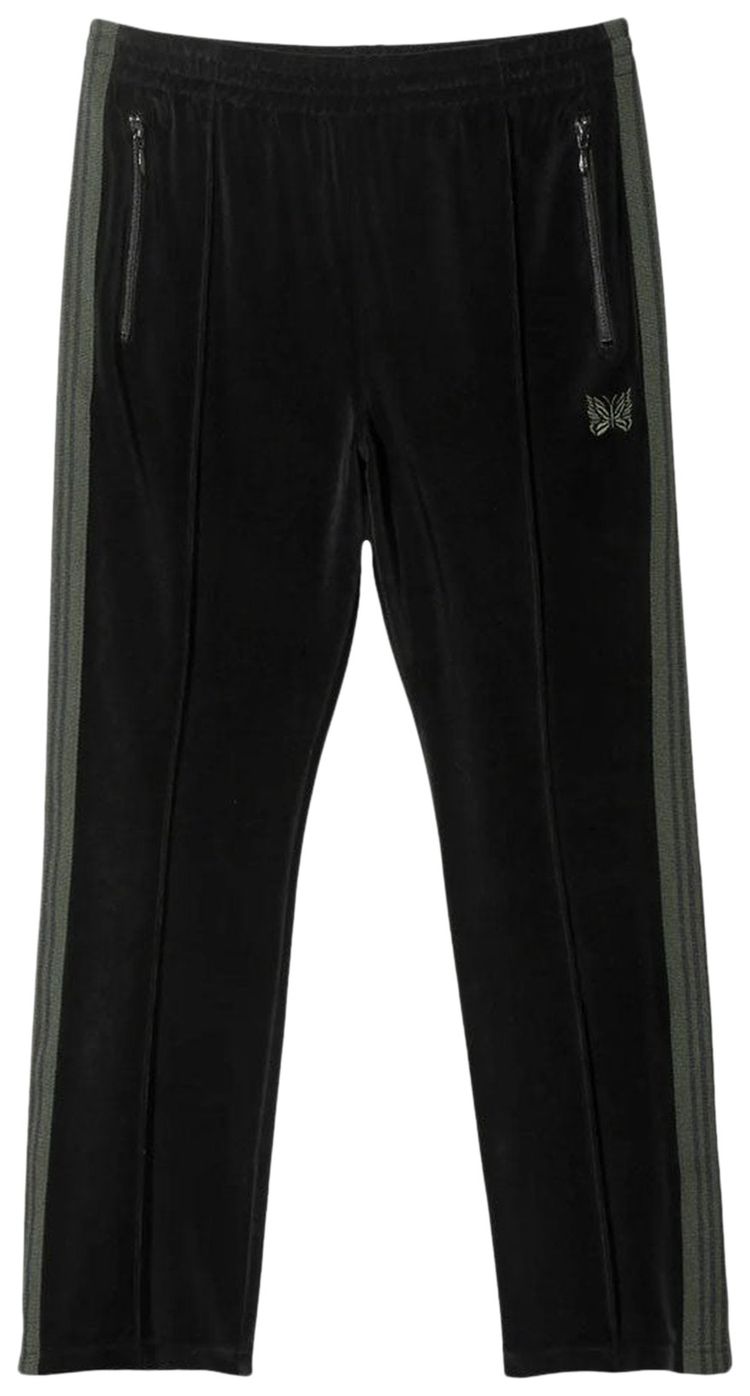 Needles Narrow Track Pants Black