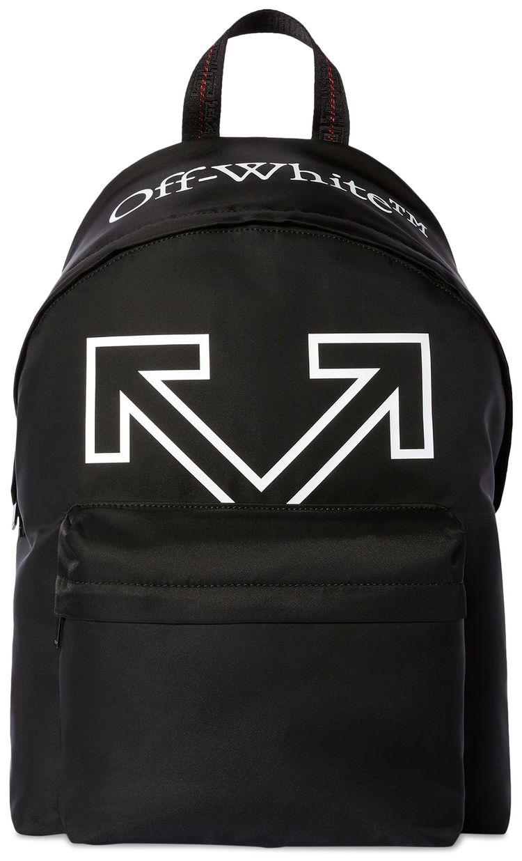 Off White Heritage Backpack BlackWhite