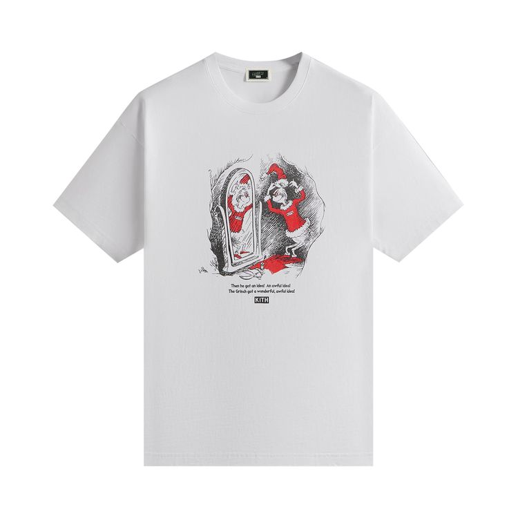 Kith x The Grinch Santa Vintage Tee White