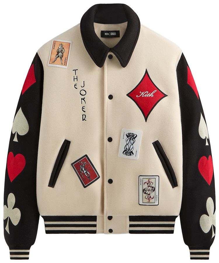 Kith x Batman Joker Wool Coaches Jacket Sandrift