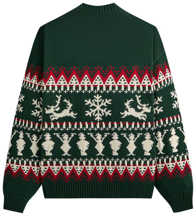 Kith x The Grinch Fair Isle Lewis Crewneck Sweater Stadium
