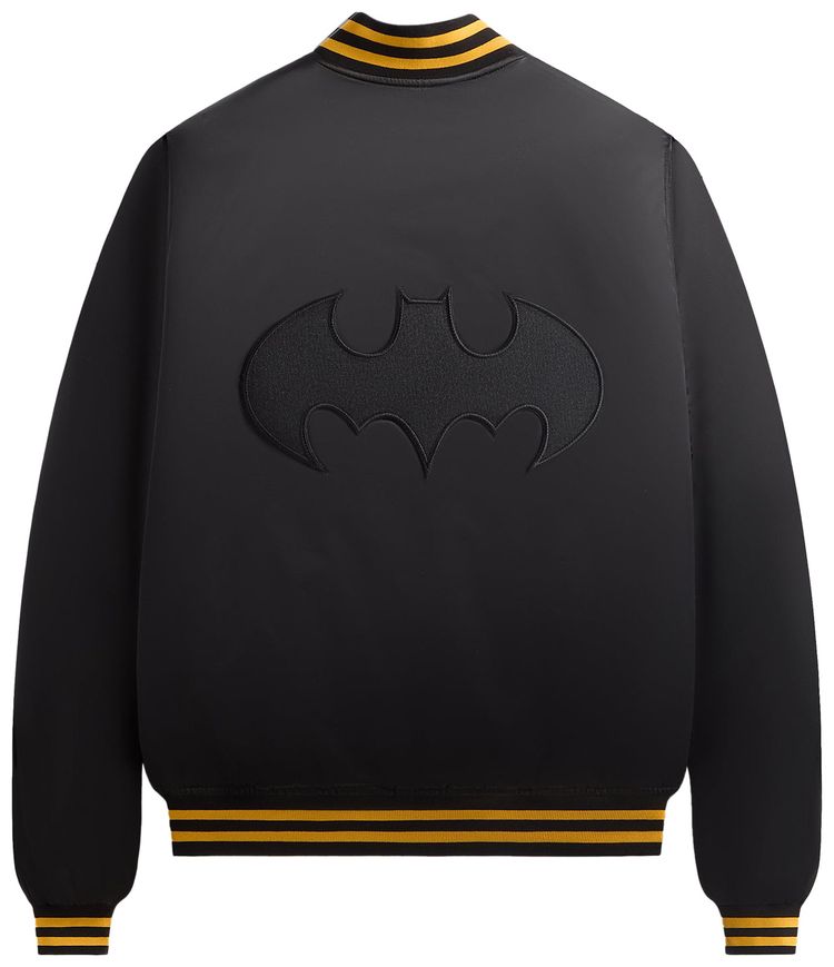 Kith x Batman Satin Bomber Jacket Black