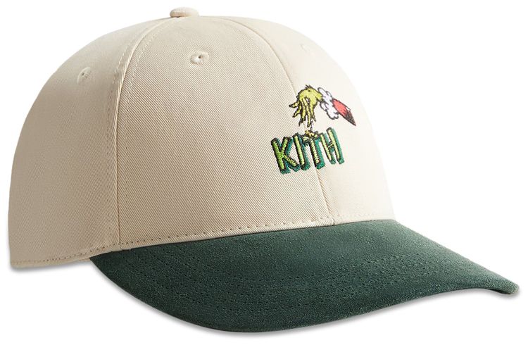 Kith x The Grinch Suede Brim Aaron Cap Sandrift