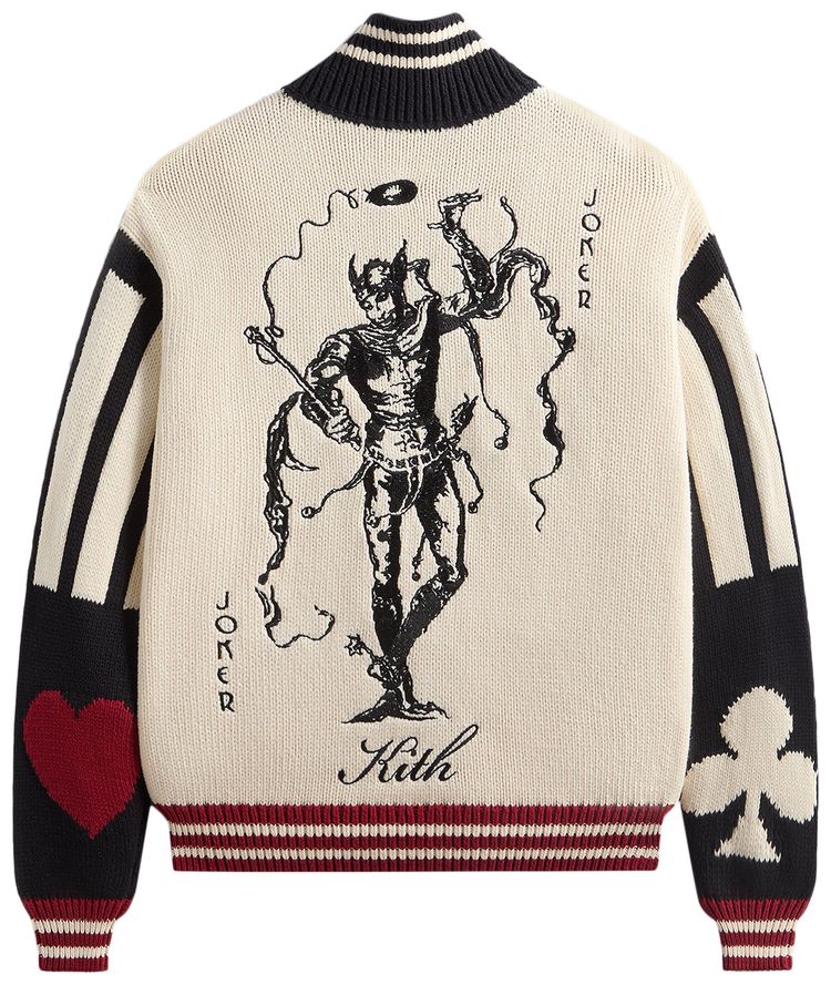 Kith x Batman Joker Wyona Full Zip Sweater Sandrift