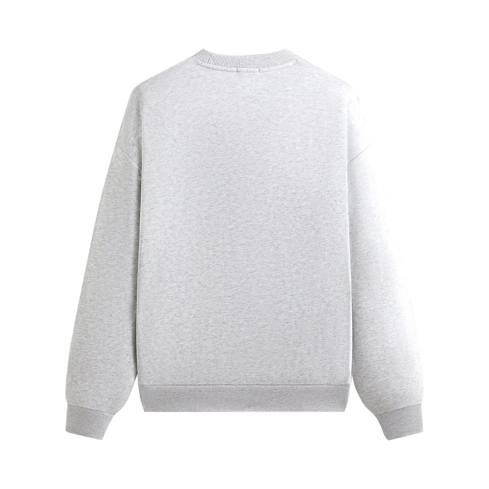 Buy Kith x Batman Bats Vintage Nelson Crewneck 'Light Heather Grey