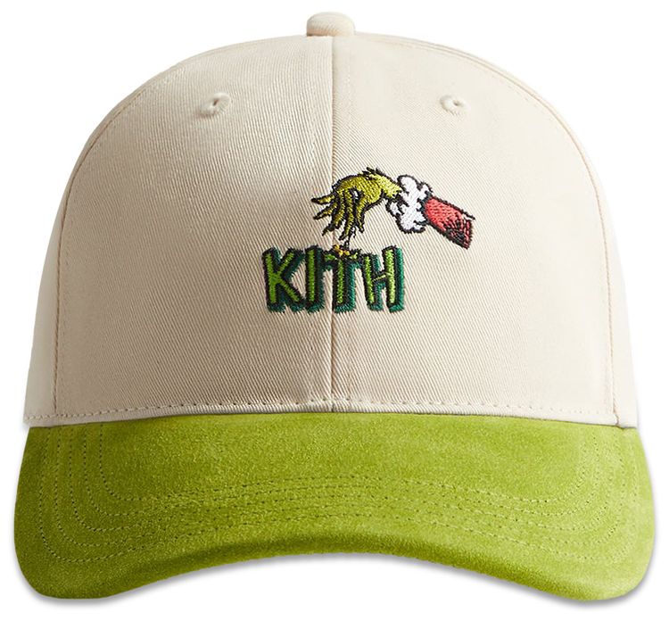 Kith x The Grinch Suede Brim Aaron Cap Matcha