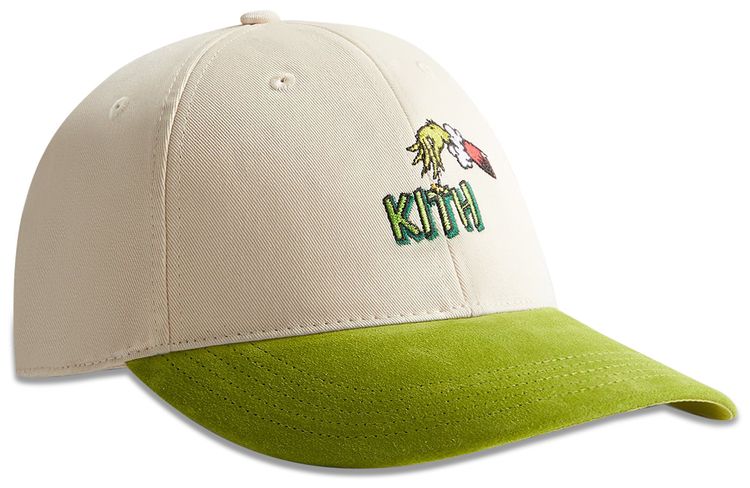 Kith x The Grinch Suede Brim Aaron Cap Matcha